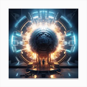 Proton fusion 10 Canvas Print