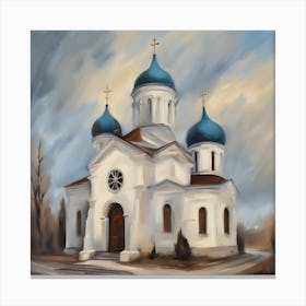 Russian Church Canvas Print