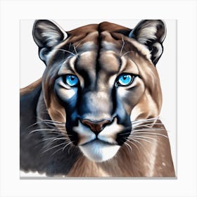 Mountain Lion 1 Canvas Print