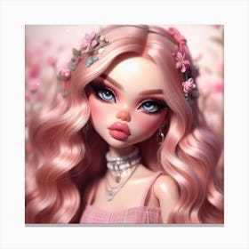 Doll With Long Hair Canvas Print