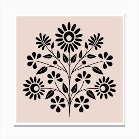 Floral Design Canvas Print