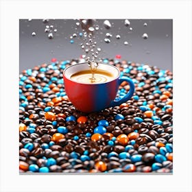 Coffee Pouring Canvas Print