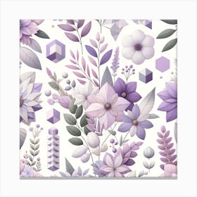 Lilac Flowers Canvas Print