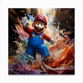 Mario Bros 10 Canvas Print