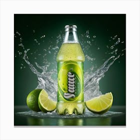 Lime Soda 1 Canvas Print