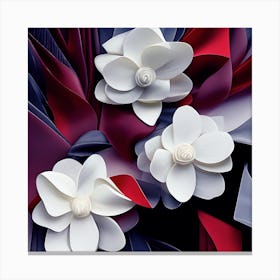 Magnolia Flowers Canvas Print