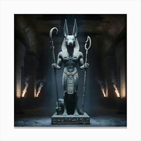 Egyptian Statue  Canvas Print