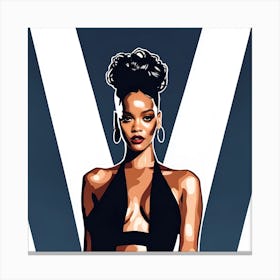 Rihanna Canvas Print