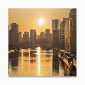 A Golden Sunshine Art Print 11 Canvas Print