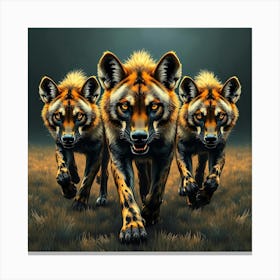 Wild Animal Creative Portrait 37 Canvas Print