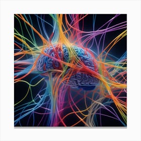 Colorful Brain 11 Canvas Print