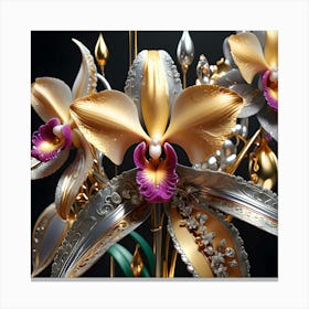 Opulent Orchids 9 Canvas Print