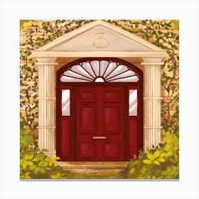 Uk Door Canvas Print