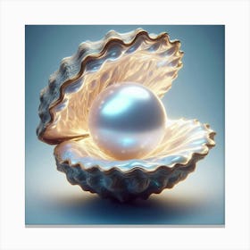 Pearl In Shell Canvas Print