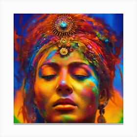 Metamorphosis in Color: Capturing the Radiant Transformation of Self in Ultra High Resolution Art Canvas Print