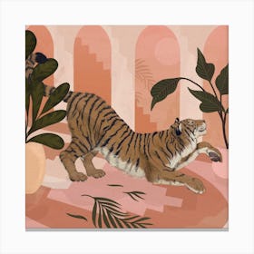Easy Tiger Square Canvas Print
