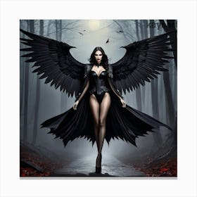Angel Of The Night 1 Canvas Print