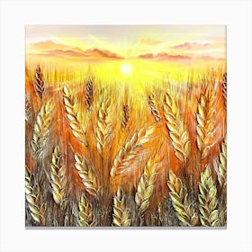 Wheat Field Canvas Print