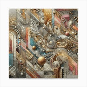 Abstract Abstract Painting Canvas Print