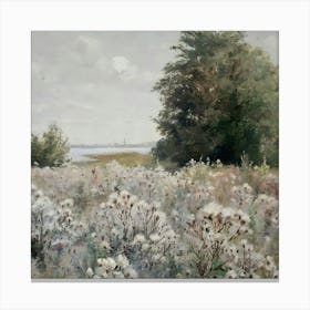 'Cotton Grass' Canvas Print