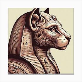 Egyptian Cat Canvas Print