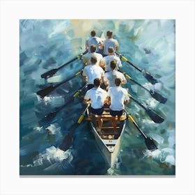 Rowing Team 2 Canvas Print