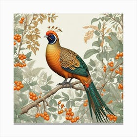 Vintage Bird Illustration (1) Canvas Print