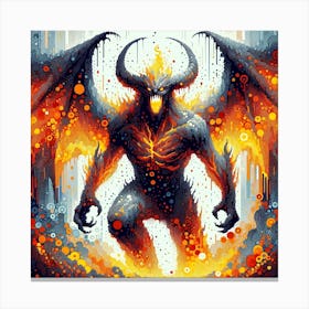 Demon Canvas Print