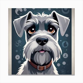 Schnauzer Canvas Print