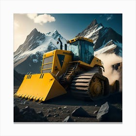 Buldozer Mountain (1) Canvas Print