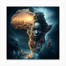 African Woman 1 Canvas Print