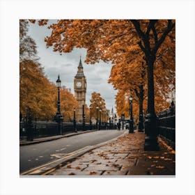 Autumn In London 2 Canvas Print