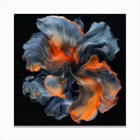 Abstract Of A Flower Canvas Print