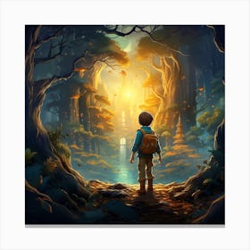 Csgboss Create A Hyper Detailed Uhd Illustration Of A Enchanted Ed8acccc 07ae 4737 8ac8 5ab47c1706c0 Canvas Print