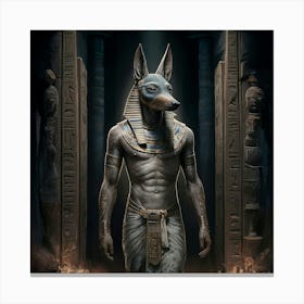 Egyptian set Canvas Print