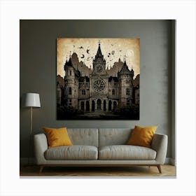 Castle Wall Art Canvas Print