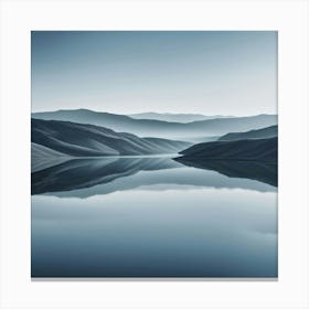 Reflections In The Water Canvas Print