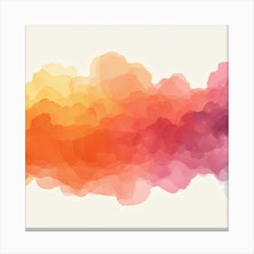 Abstract Watercolor Background 3 Canvas Print