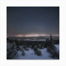 Night Sky 1 Canvas Print