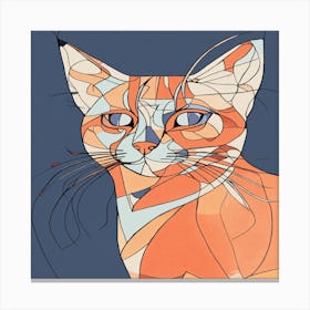 Abstract Cat 1 Canvas Print