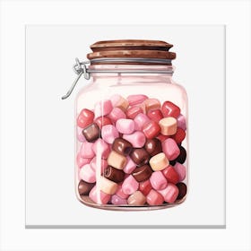 Jar Of Candy 3 Canvas Print