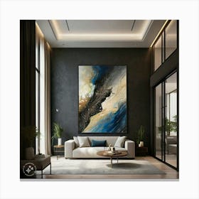 Abstract Painting Canvas Print