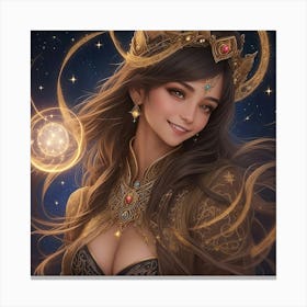 Mystical Enchantress Canvas Print