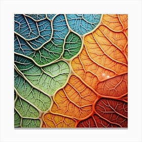 Cell Structure Of Leaf Canvas Print