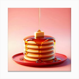 Stack Of Pancakes 1 Canvas Print