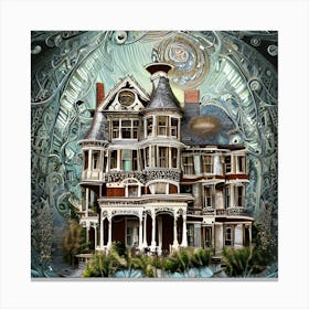 Victorian House Canvas Print