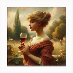 Glass Of Wine Canvas Print