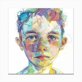 Portrait Of A Boy 1 Canvas Print