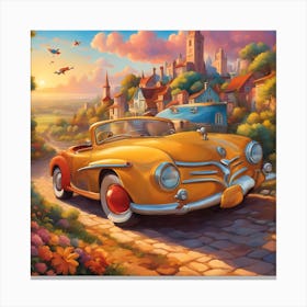 Vintage Car Canvas Print