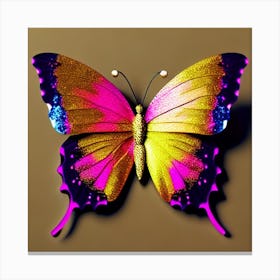 Butterfly 3d Canvas Print